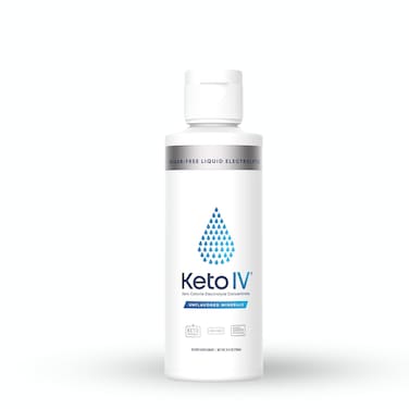 Keto IV Electrolyte Drops  High Potassium  No Leak Dropper Bottle  500mg Potassium  Magnesium Sodium  Zinc  Raw Mineral Flavor  30 Servings