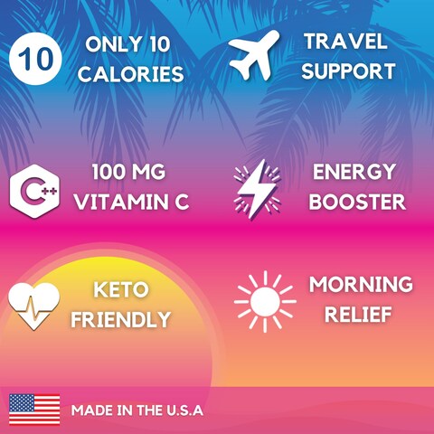 NatureWorksHydroMATE Electrolytes Powder Packets Pineapple Hydration Accelerator Low Sugar Party Favors for Recovery Tropical Pina Colada 30 Count