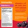 HYDRANTImmunity Individual Immune Hydration Powder Stick Packets with Vitamin C Vitamin D and Zinc for Electrolyte and Energy Support Elderberry 30 Count
