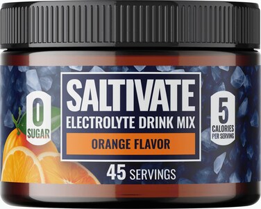Electrolytes Powder No Sugar Made in USA 45 Servings Orange Electrolyte Powder  Bulk Electrolyte Powder Hydration High Sodium Electrolyte Powder Magnesium Potassium Electrolyte Drinks