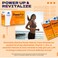 Trace Minerals  Power Pak Electrolyte Powder Packets  1200 mg Vitamin C Zinc Magnesium  Boost Immunity Hydration and Natural Energy  Orange Blast  90 Packets