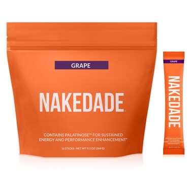 Nakedade  Performance Enhancing Sports Drink Powder  Grape Electrolyte Powder  No GMOs or Artificial Sweeteners GlutenFree SoyFree DairyFree  16 Sticks