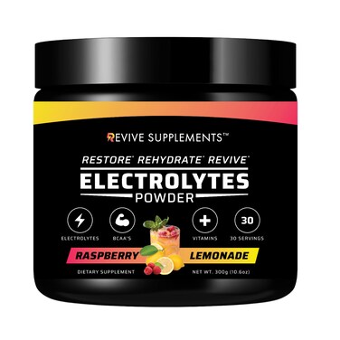 Raspberry Lemonade Electrolyte Powder  No Sugar KetoFriendly Electrolytes with BCAAs  Essential Vitamins for Optimal Hydration  Made in The USA