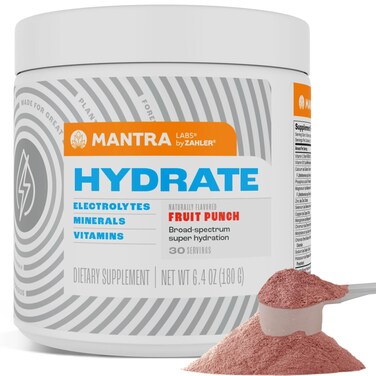 ZahlerMantra GameChanging GreatTasting SugarFree Hydration Supplement Fruit Punch Flavored 30 Servings