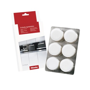 Miele Original Descaling Tablets with Moisture Plus for Coffee Machines Steam Ovens FashionMaster and OvensRanges with Moisture Plus Pack of 6