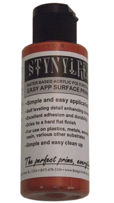 BADGER Stynylrez Airbrush Primer Red Brown2 Oz SNR204 2 Fl Oz Pack of 1 2 Ounce
