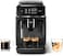 PHILIPS 2200 Series Fully Automatic Espresso Machine Classic Milk Frother 2 Coffee Varieties Intuitive Touch Display 100 Ceramic Grinder AquaClean Filter Aroma Seal Black EP222014