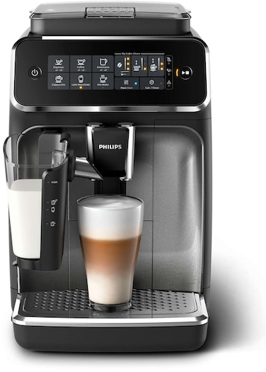 PHILIPS3200 Series Fully Automatic Espresso Machine w LatteGo Silver EP324674