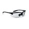 Transition Safety Glases with Polycarbonate Light to Dark Grey Lenses ANSI Z87Impact Approved in Black Wraparound Style Frame