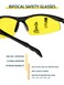 Bifocal Safety Glasses SB9000 with Yellow Lenses 150