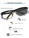 Transitions Safety Glasses Meet ANSI Z87 Approved in Model 206 Retro Frame Style