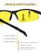 AntiFog Safety Goggles Blocking AntiDust AntiBlue Ray UV Protection Safety Glasses Light And Comfortable for Men and Women Yellow