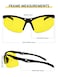 AntiFog Safety Goggles Blocking AntiDust AntiBlue Ray UV Protection Safety Glasses Light And Comfortable for Men and Women Yellow