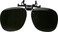 Lightweight Plastic ClipOn FlipUp Spectacles  Shade 8 Green Welders Lens