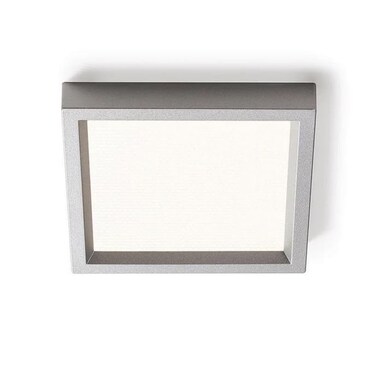 PHILIPS Lightolier by Signify S4S827K7AL SlimSurface LED 4 inch Square luminaire 2700K Aluminum Finish 80CRI 650 lumens