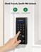 Philips Fingerprint Door Lock Keyless Entry Door Lock Deadbolt Electronic Door Lock with Code Door Lock for Front DoorAuto LockEasy Install Touchscreen Digital Keypad Lock with Key
