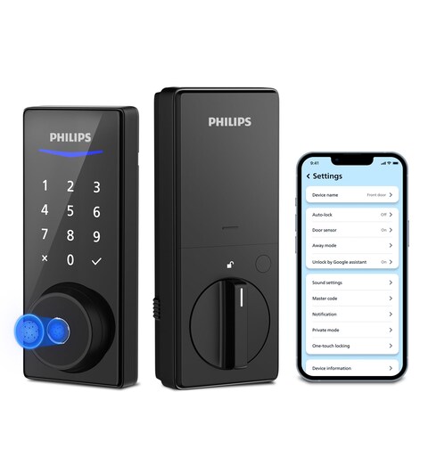 Smart Fingerprint Door Lock With Handle Set, Full App Control