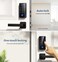 PHILIPSKeyless Entry Door Lock with Keypad  Smart Deadbolt Lock for Front Door Auto Lock Onetime PIN Code Fingerprint Door Lock  Matte Black