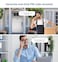 PHILIPSKeyless Entry Door Lock with Keypad  Smart Deadbolt Lock for Front Door Auto Lock Onetime PIN Code Fingerprint Door Lock  Matte Black