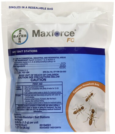 Bayer  4314726  Max Force FC  Ant Bait Stations  24 Stations 1 bag