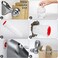 24 Discs Fixing Loose Wall Plugs Fast Drywall Anchor Repair Perfect for Fittings Weak Crumbly Loose Wall Such As Curtain Rail Towel Racks Toilet Paper Holder and More