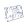 Laura Ashley 5x7 Silver Flat Metal Picture Frame Horizontal with PullOut Easel Stand Made for Tabletop Counterspace Shelf and Desk 7x5 Silver