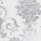 Laura AshleyJosette Metallic Silver Wallpaper