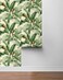 Tommy BahamaPremium Peel and Stick Wallpaper Designer Tropical Wallpaper for Bedroom Dorm Room Essentials Self Adhesive Vinyl 3075 Sq Ft Coverage Palmiers Collection Aloe