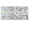 Madison ParkLuminous Bloom Wall Art Living Room Dcor  Floral Brushstroke Hand Embellished Canvas Home Accent Modern Bathroom Decoration Ready to Hang Painting for Bedroom 39 x 19 Blue