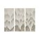 Madison Park Wall Art Living Room Dcor  Abstract Glitter Embelished Canvas Home Accent Modern Dining Bathroom Decoration Ready to Hang Painting for Bedroom 15 x 35 Sterling Mist 3 Piece