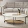 Madison Park Beaumont Coffee Table with White and Black Finish MP1201097
