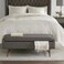 Heath Accent Bench Grey See Below