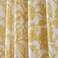 Lush Decor Emma Textured Jacobean Window Curtain Panel Single Panel 84 L x 52 W Yellow