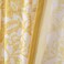 Lush Decor Emma Textured Jacobean Window Curtain Panel Single Panel 84 L x 52 W Yellow