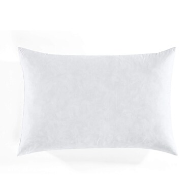 Lush Decor Feather Down in Cotton Cover Decor Pillow Insert 14 x 21 White