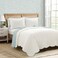 Lush DecorCoastal Chic Scallop Edge Reversible Cotton Quilt BlueWhite 3 Piece Set KingCalifornia King  Soft Elegant Affordable Luxury Bedding Set