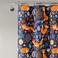 Lush Decor Navy Pixie Fox Shower CurtainFabric Floral Animal Print Design x 72