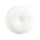 Lush Decor Button Soft Sherpa Round Decorative Throw Pillow 15 Round White  Circle Pillow  White Round Pillow  Sherpa Throw Pillow  Soft Fluffy Throw Pillows For Bed Couch Or Chair