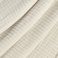 Lush Decor Solid Kantha Pick Stitch Yarn Dyed Cotton Woven Throw Blanket 60 x 50 Neutral  OffWhite