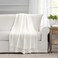 Lush DecorWaffle Cotton Knit Throw Blanket 60 x 50 White