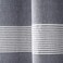 Lush Decor Tucker Stripe Yarn Dyed Cotton Knotted Tassel Window Curtain Panel Pair 95 x 40 Navy
