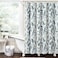 Lush Decor Devonia Allover Shower Curtain 72 x 72 White  Green