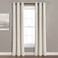 Lush Decor Insulated Grommet Blackout Linen Window Curtain Panel Single Panel 84 L x 38 W Light Linen