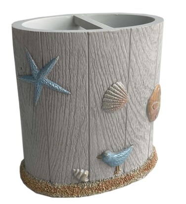 Sweet Home Collection Bathroom Accessories Sets Unique Collections Modern Classic Contemporary Decorative Beautiful Designs Bath Shower Tub Dcor Toothbrush Holder Ocean Star