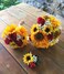 Sweet Home Deco Silk Sunflower Rose Babysbreath Wedding Bouquet Bridal Bouquet Bridesmaid Bouquet Boutonnere in YellowRed YellowRedBoutonniere