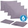 Queen Sheets Plum  6 Piece 1500 Supreme Collection Fine Brushed Microfiber Deep Pocket Queen Sheet Set Bedding  2 Extra Pillow Cases Great Value Queen Plum