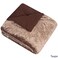 Sweet Home Collection Throw Blanket Crushed Velvet Soft and Luxurious 50 x 60 Cozy Plush All Season for Couch Chair Sofa TaupePack of 1
