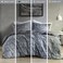 Comfort Spaces King Duvet Cover Set  Grey Bedding for All Season Ultra Soft 3 Pieces Reversible Duvet Cover with 2 Matching Shams Button Closure Machine Washable KingCal King