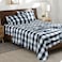 Bare Home Twin Sheet Set  1800 UltraSoft Microfiber Twin Bed Sheets  Double Brushed  Deep Pockets  Easy Fit  Extra Soft  3 Piece Set  Bedding Sheets  Pillowcases Twin Gingham Blue