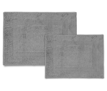 LANE LINENBathroom Rugs Sets 2 Piece Extra Soft Absorbent Premium Bath Rugs for Bathroom NonSlip Comfortable Bath Mats Shower Mat Bathroom Mats Bathroom Rug Set 20 x 3217 x 24 Grey